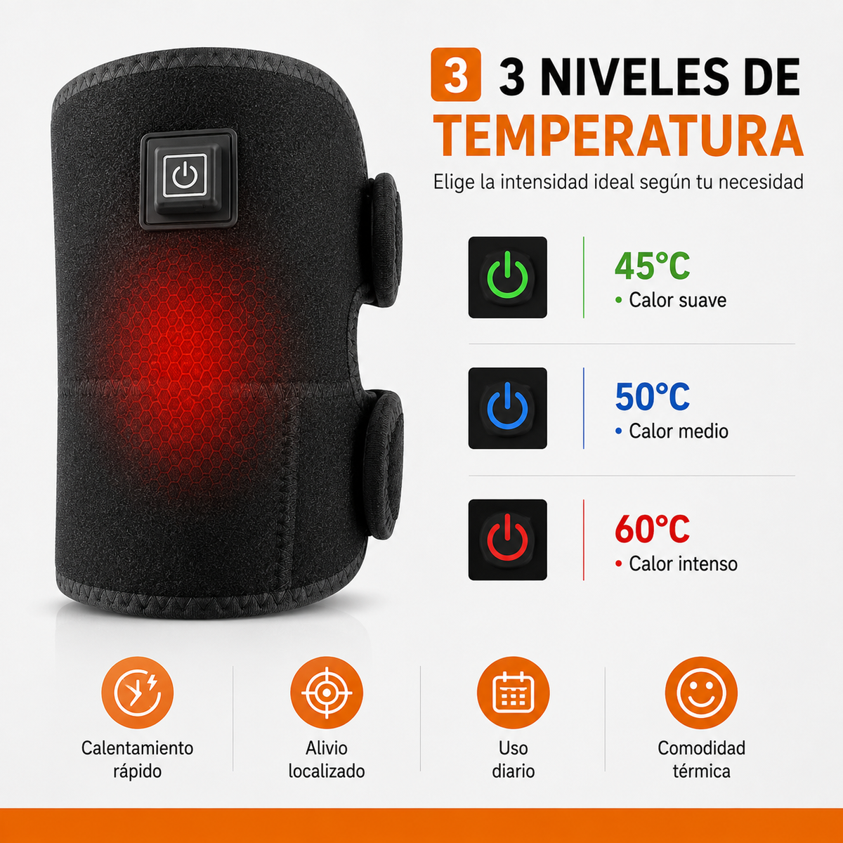 🔥 Rodillera Térmica ComfortHeat™ | Calor Reconfortante para tus Rodillas 🦵⚡ ¡ÚLTIMAS UNIDADES!