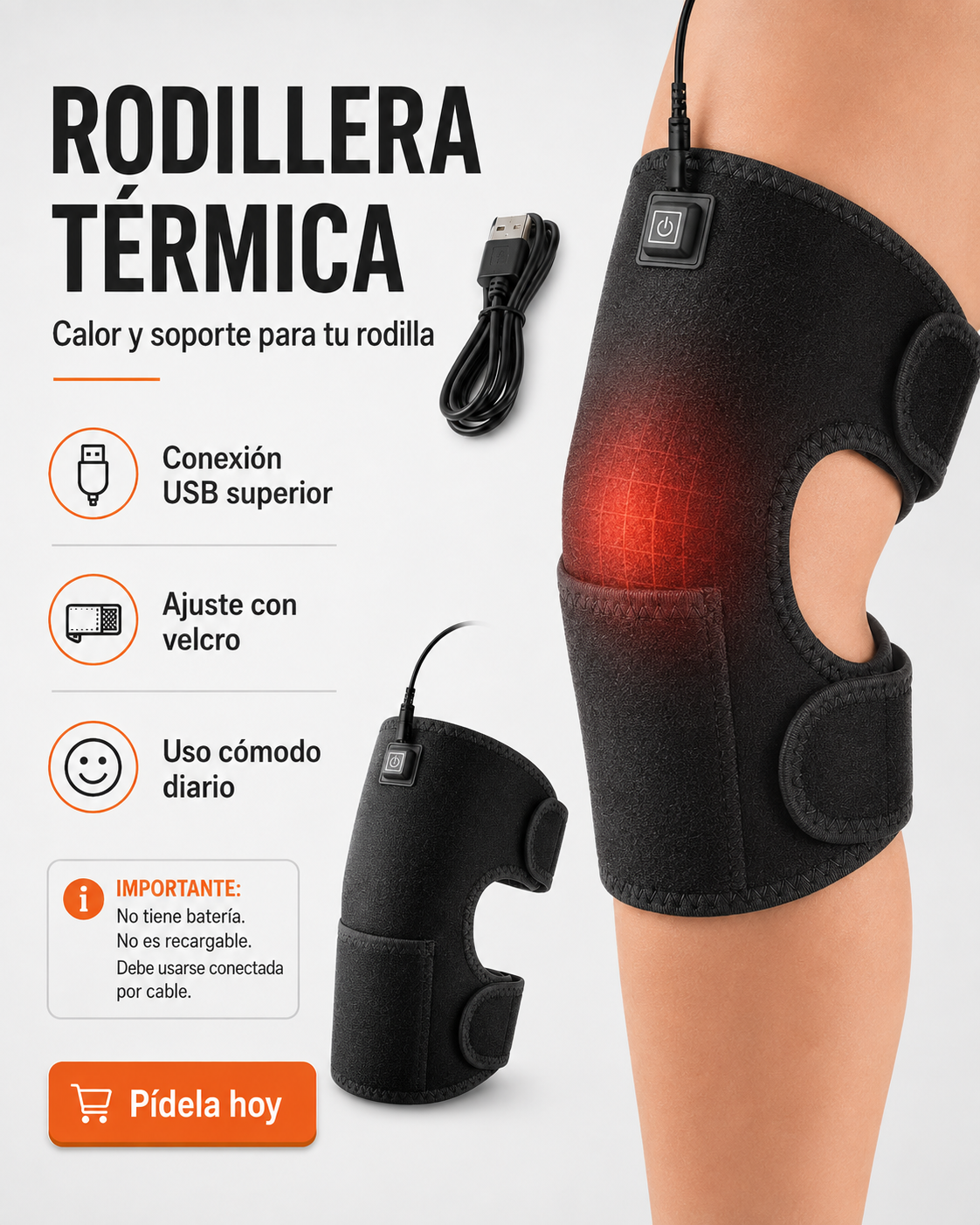 🔥 Rodillera Térmica ComfortHeat™ | Calor Reconfortante para tus Rodillas 🦵⚡ ¡ÚLTIMAS UNIDADES!