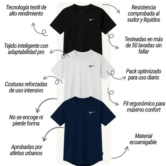 💥👕 PACK FIT PRO 3X™CAMISETAS 💪